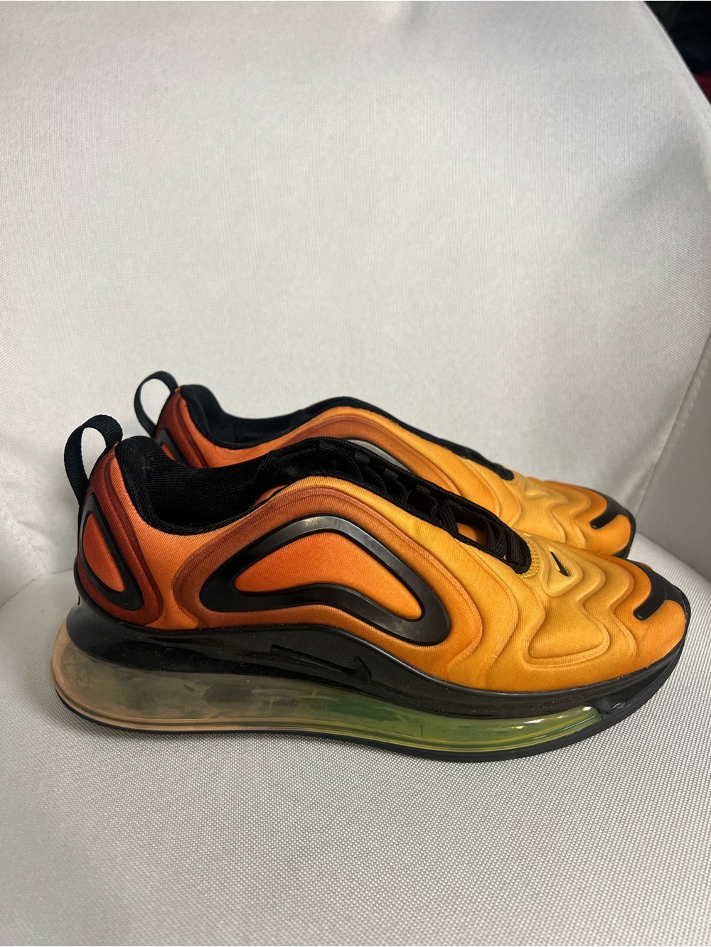 Nike Men’s Air Max 720 Gradient Orange & Black Sneakers